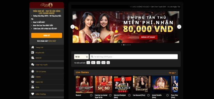 Cơ hội nhận khuyến mãi và tiền thưởng tại Livecasinohouse